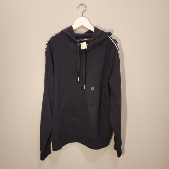 Aeropostale Hooded Sweatshirt Black Grunge Emo Streetwear Vibes - Size M - Picture 1 of 6